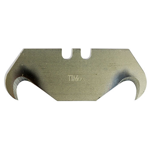 Hook Knife Blade 51 x 19 x 0.6 - 10 PCS (B 10 PCS - Blister Pack HBDISP, TIMCO, HOOK, KNIFE, BLADE, 51, X, 19, X, 0.6SHARP, POINT, PENETRATING, CUTTING, SHEET, MATERIAL, PARTICULAR, FLOOR, COVERINGS, AND, PLASTIC, SHEETING.