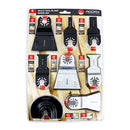 MTool Blade Set 8pcs Mixed - 1 EA (Blister 1 EA - Blister Pack MT8PSET, TIMCO, MULTITOOL, SETS, 8, PIECE, SET, MIXEDCONVENIENT, EIGHT, PIECE, MIXED, SET, POPULAR, BLADES, IDEAL, MULTIPLE, APPLICATIONS, 1, BLISTER, PACK