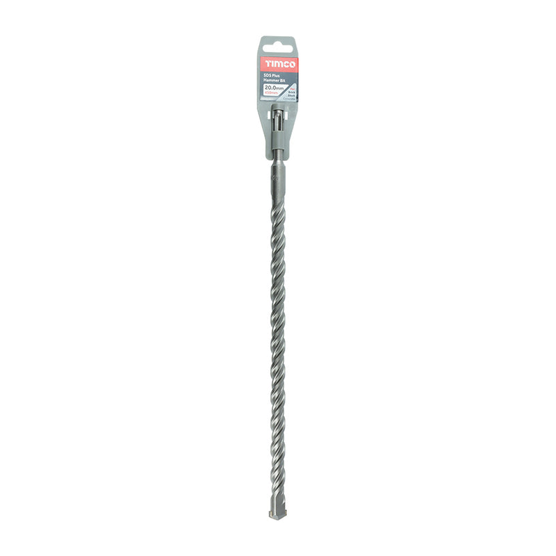 SDS Plus Hammer Bit 20.0 x 450 - 1 EA (Cli 1 EA - Clip SDS20450, TIMCO, SDS, PLUS, HAMMER, BITS, 20.0, X, 450A, HIGH, QUALITY, COST, EFFECTIVE, DRILL, BIT, SUITABLE, USE, ROTARY, HAMMERS, SDS, PLUS