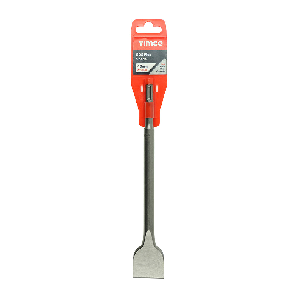 SDS Plus Spade 40 x 250 - 1 EA (Clip) 1 EA - Clip