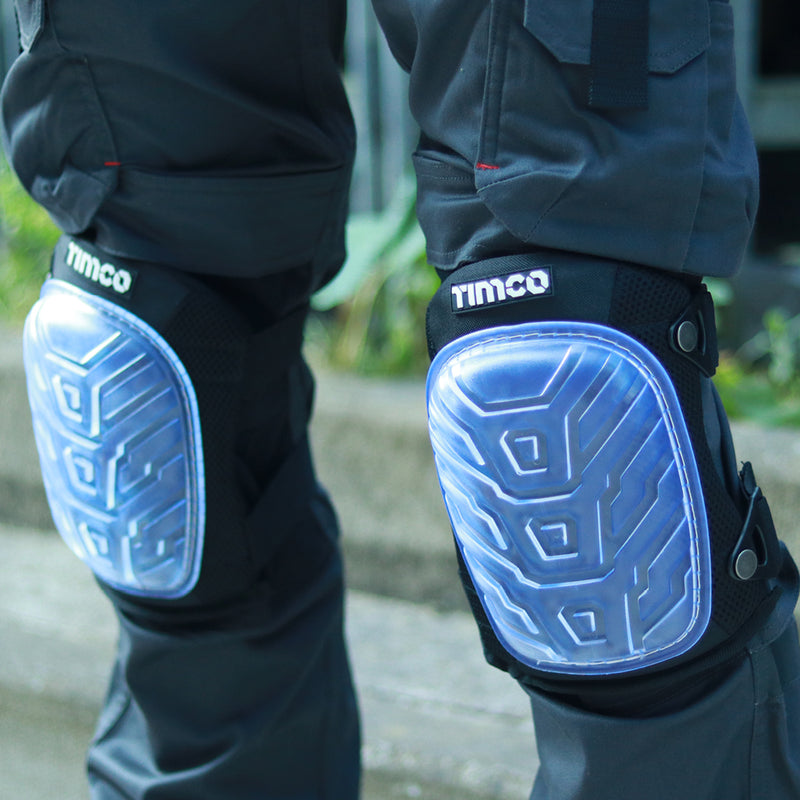 Knee Pads One Size - 1 EA (Box)  770456, TIMCO, ANTISLIP, KNEE, PADS, GEL, PROTECTION, VELCRO, FASTENING, PAIRTHESE, ANTISLIP, GEL, FILLED, PVC, SHELL, KNEE, PADS, MOULD, AROUND, KNEES, GIVE, ULTIMATE