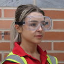 Standard Safety Goggles One Size - 1 EA (B  770147, TIMCO, SAFETY, GOGGLES, CLEAR, ONE, SIZEAN, ECONOMIC, GOGGLE, DESIGNED, PROTECT, EYES, IMPACT, DUST, LIQUIDS, IDEAL, SHORT, TERM, USAGE, SANDING, SPRAYING