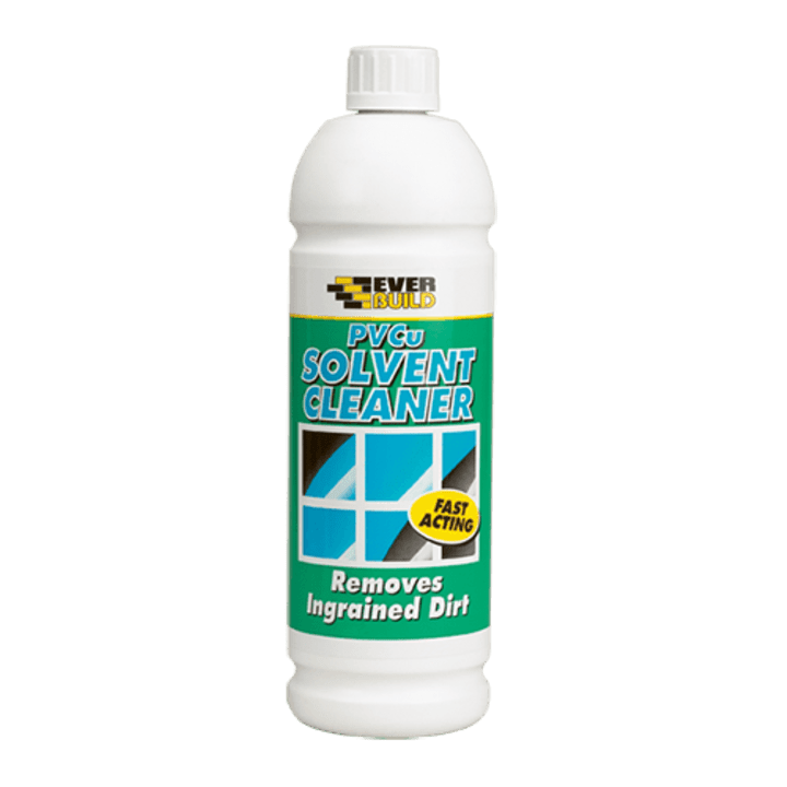 PVCu SOLVENT CLEANER -  - 1L  PVCS1, PVCU, CREAM, CLEANER, 1LTR, EVERBUILD, PVCU, CREAM, CLEANER, SOLVENT, FREE, CLEANER, REGULAR, CLEANING, PVC, FRAMES, CLEANER, RESTORES, ORIGINAL, SHEEN