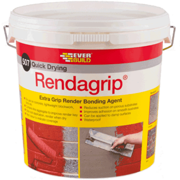 507 RENDAGRIP BONDING AGENT -  - 10L  RENDGP10, SUPER, STRENGTH, PVA, +30%, EXTRA, FREE, 250ML, SUPER, STRENGTH, PVA, ADHESIVE, SEALER, HIGH, QUALITY, SOLVENT, FREE, SUPER, STRENGTH, ADHESIVE,