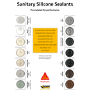 SILICONE 225 BRUSHED STEEL - Brsd Steel -  , silicone, 225, brushed, steel, -, brsd, steel, -, everflex, contract, 225, industrial, &, glazing, silicone, a, mid, modulus, acetoxy, cure, silicone, sealant, that, adheres, to, most, smooth, non-p