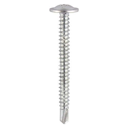 Baypole Screw PH2 - BZP 4.8 x 50 - 200 PCS 200 PCS - Box 290Z, TIMCO, BAYPOLE, SCREWS, WAFER, FLANGE, PH, SELFDRILLING, POINT, ZINC, 4.8, X, 50SPECIFICALLY, DESIGNED, JOINING, PVCU, BAY, WINDOW, SECTIONS, FREQUENTLY, USED