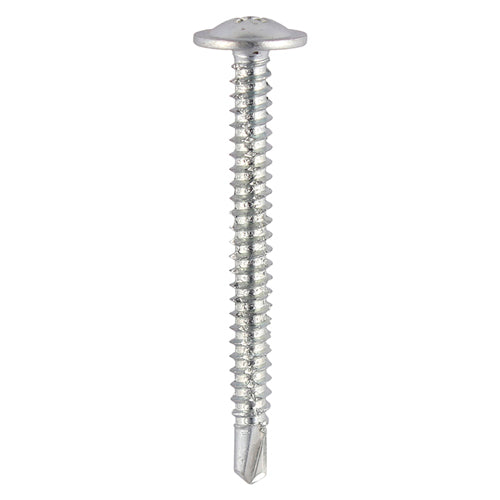 Baypole Screw PH2 - BZP 4.8 x 40 - 200 PCS 200 PCS - Box 289Z, TIMCO, BAYPOLE, SCREWS, WAFER, FLANGE, PH, SELFDRILLING, POINT, ZINC, 4.8, X, 40SPECIFICALLY, DESIGNED, JOINING, PVCU, BAY, WINDOW, SECTIONS, FREQUENTLY, USED