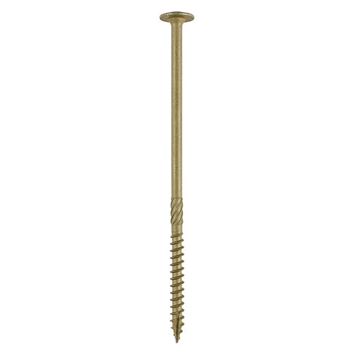 Timber Frame Screw WAFER Green 8.0 x 300 - 25 PCS - Box 300INW, TIMCO, WAFER, HEAD, EXTERIOR, GREEN, TIMBER, SCREWS, , 8.0, X, 300DESIGNED, ALTERNATIVE, TRADITIONAL, COACH, SCREW, MAINLY, USED, TIMBER, TO, TIMBER