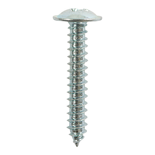 S/Tapping Screw PZ2 FLG - BZP 8 x 3/4 - 14 14 PCS - TIMpac 00834CFAZP, TIMCO, SELFTAPPING, FLANGE, HEAD, SILVER, SCREWS, 8, X, 34USED, STITCHING, METAL, ATTACHING, METAL, PREDRILLED, HOLE, REQUIRED, 14, PIECES, TIMPAC