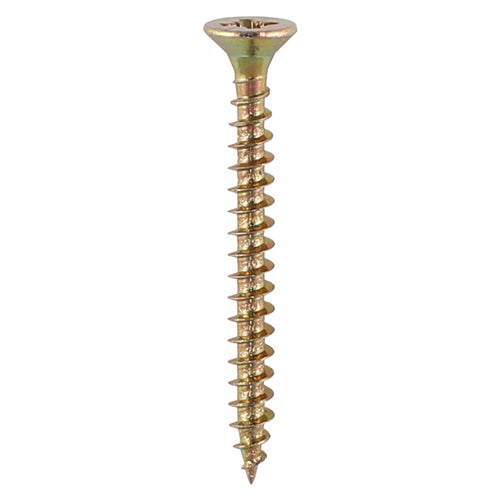 Solo Woodscrew PZ2 CSK ZYP 3.5 x 50 - 200 200 PCS - Box 35050SOLOC, TIMCO, SOLO, COUNTERSUNK, GOLD, WOODSCREWS, 3.5, X, 50A, SINGLE, THREAD, WOODSCREW, MAINLY, USED, VARIOUS, TYPES, TIMBER, MANMADE, BOARDS, MASONRY, USE