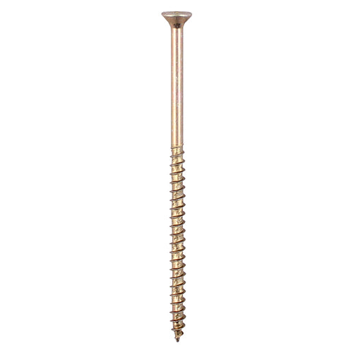 Velocity Screw PZ3 CSK ZYP 6.0 x 120 - 100 100 PCS - Box 60120VY, TIMCO, VELOCITY, PREMIUM, MULTIUSE, COUNTERSUNK, GOLD, WOODSCREWS, 6.0, X, 120THE, UNIQUE, PATENTED, VELOCITY, SCREW, SPECIFICALLY, DESIGNED, GIVE, RAPID, INSTALLATION