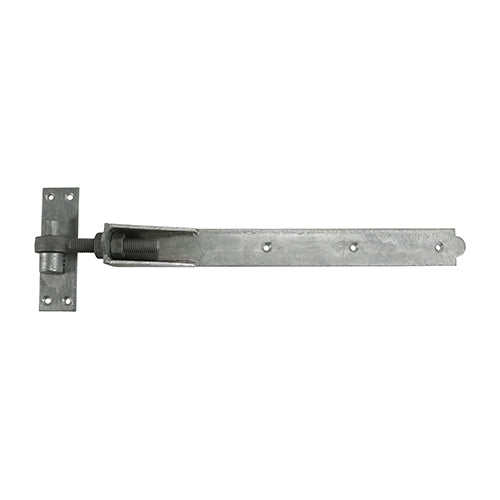 Adjustable Band Hook Plate HDG 450mm - 2 P 2 PCS - Plain Bag ABH450G, TIMCO, ADJUSTABLE, BAND, , HOOK, PLATES, HINGES, HOT, DIPPED, GALVANISED, 450MMADJUSTABLE, HOOK, BAND, HINGES, HANGING, DOORS, GATES, FLUSH, FRAME