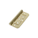 Flush Hinge E/Brass 75 x 51 - 2 PCS (Plain 2 PCS - Plain Bag 434174, TIMCO, FLUSH, HINGES, 105, STEEL, ELECTRO, BRASS, 75, X, 51STEEL, FLUSH, HINGES, ENABLE, QUICK, EASY, INSTALLATION, LIGHT, INTERNAL, DOORS, CABINETS