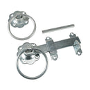 Ring Gate Latch - Plain Zinc 6" - 1 EA (Pl 1 EA - Plain Bag RGL6ZB, TIMCO, RING, GATE, LATCH, PLAIN, SILVER, 6"FOR, USE, LIGHT, DOMESTIC, GATES, EXTERNAL, HANDLE, GATE, OPENED, OUTSIDE, FIXINGS, INCLUDED,