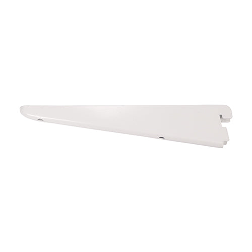 Twin Slot Shelf Bracket White 220mm - 1 EA 1 EA - Unit 712987, TIMCO, TWIN, SLOT, SHELF, BRACKET, WHITE, 220MMTWIN, SLOT, SHELF, BRACKETS, USED, CONJUNCTION, UPRIGHTS, ARE, AVAILABLE, IN, VARYING, LENGTHS, SUIT, DEPTH