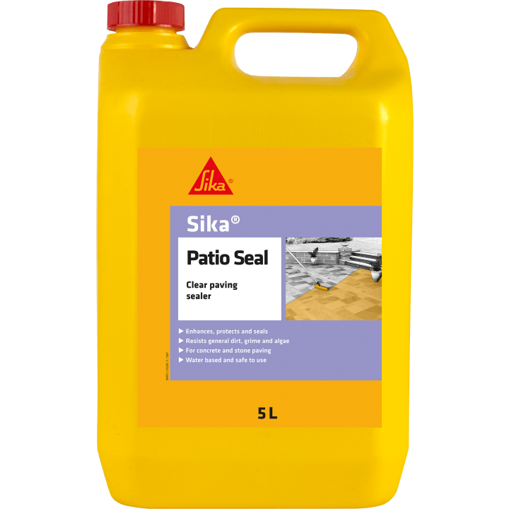 SIKA PATIO SEAL  115338 -  - 5LTR  SKPAT5, SIKA, DUSTPROOFER, 5L, 5LTR, ECONOMIC, READY, USE, DUSTPROOFER, CONCRETE, FLOORS, PATHS, DRIVEWAYS, ETC.HARDENS, DUSTPROOFS, CONCRETE, SURFACESIMPROVES, WEAR, RESISTANCE.FOR