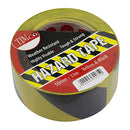 Hazard Tape Yellow & Black 33m x 50mm - 1 1 EA - Roll HAZT, TIMCO, HAZARD, TAPE, YELLOW, , BLACK, 33M, X, 50MMA, DURABLE, SELF, ADHESIVE, PVC, HAZARD, TAPE, IDEAL, MARKING, FLOORS, WALLS