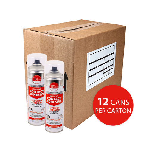 Instant Contact Adhesive-Spray 500ml - 1 E 1 EA - Can 247789, TIMCO, INSTANT, CONTACT, ADHESIVE, SPRAY, 500MLA, PREMIUM, GRADE, HIGH, STRENGTH, INSTANT, ADHESIVE, INTERNAL, EXTERNAL, APPLICATIONS, IDEAL, FOR, , HUMID, AND