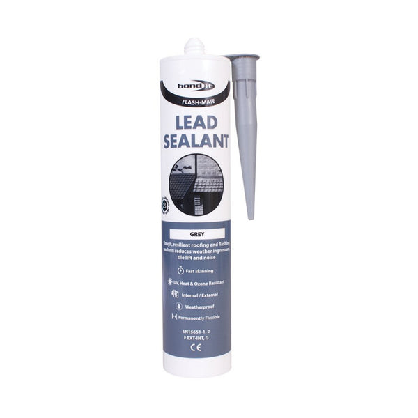 BDLEAD - Bond-It - Lead Sealant  LEADSEAL, FLASH, MATE, LEAD, SEALANT,  
 A, FAST, SKINNING, ROOFING, SEALANT, REDUCES, WEATHER, INGRESSION, TILE, LIFT, NOISE, TOUGH, RESILIENT, AND, COMPATIBLE, LEAD, CONFORMS